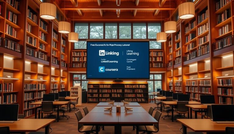 public library free online learning LinkedIn Learning Coursera