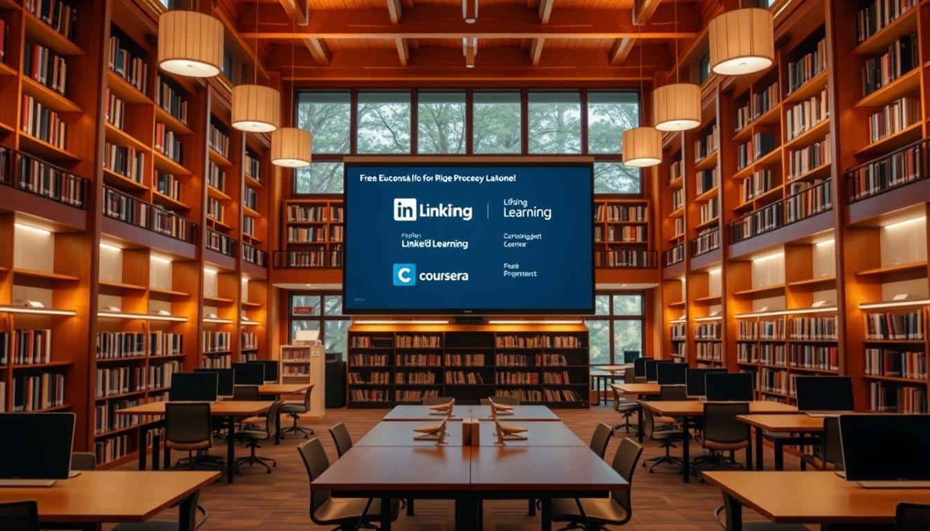 public library free online learning LinkedIn Learning Coursera
